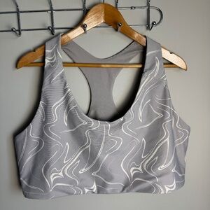 Old Navy Active Powersoft Women's Go-Dry Sports Bra‎ Medium Support Gray Size 3X